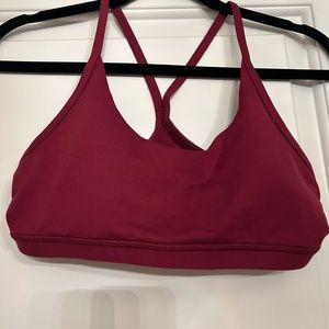 Dark red Fleo bra